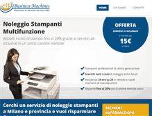 Tablet Screenshot of noleggio-fotocopiatrici.net